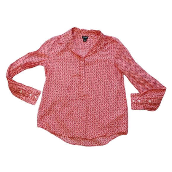 J. Crew Tops - J. Crew Blouse Size S Orange